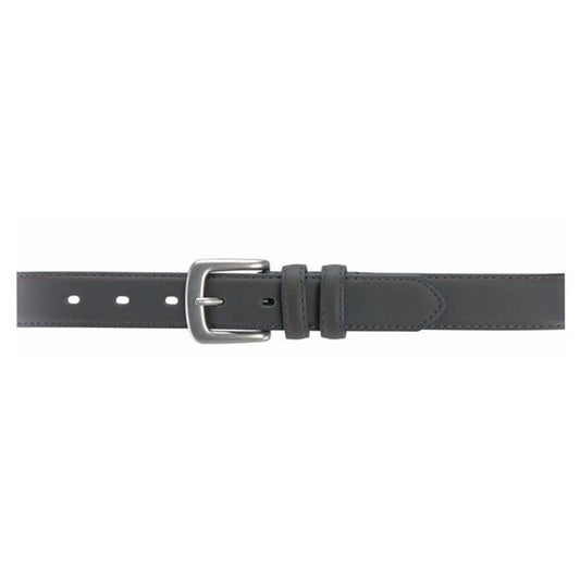 1 1/4" Smooth Leather Belt - Black